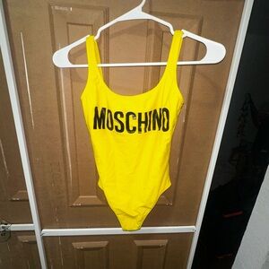 Yellow Moschino One Piece
